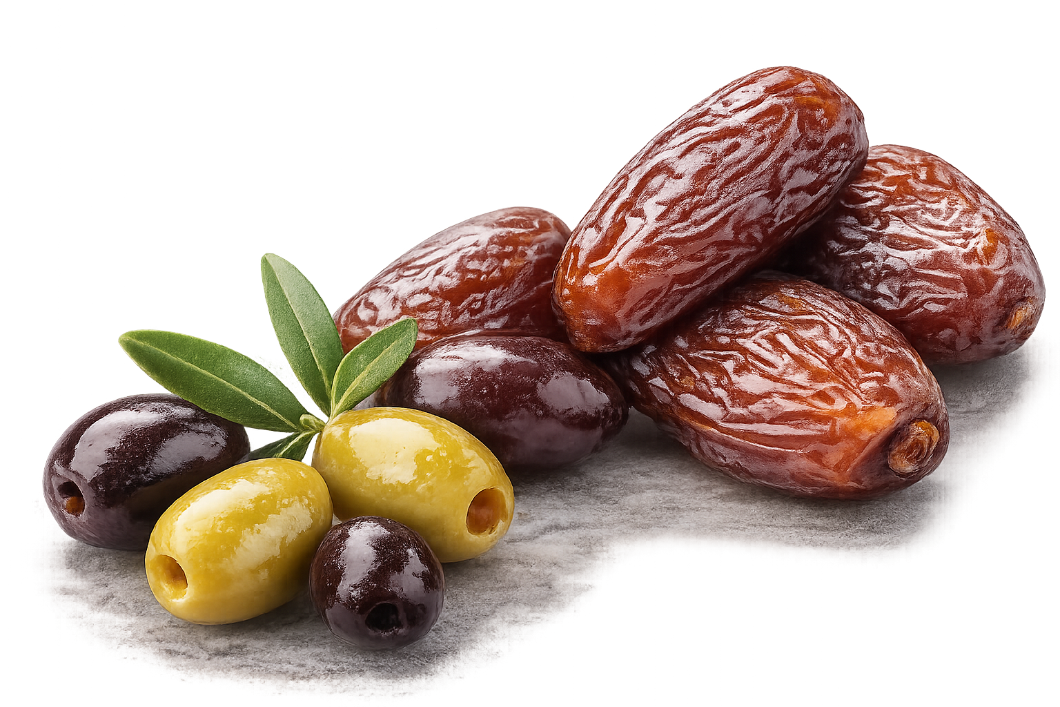 dates and olives graphic